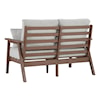 Ashley Furniture Signature Design Emmeline Outdoor Loveseat with Cushion