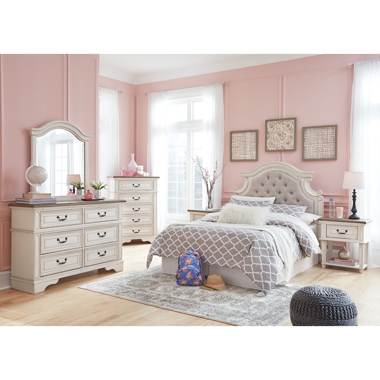 Ashley Furniture Signature Design Realyn Dresser and Mirror