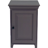 Solid Pine 1 Door Cabinet with 1 Adjustable Shelf