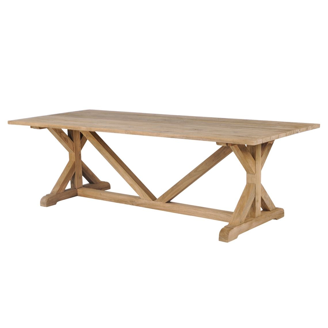 Outdoor Rectangular Farmhouse Dining Table