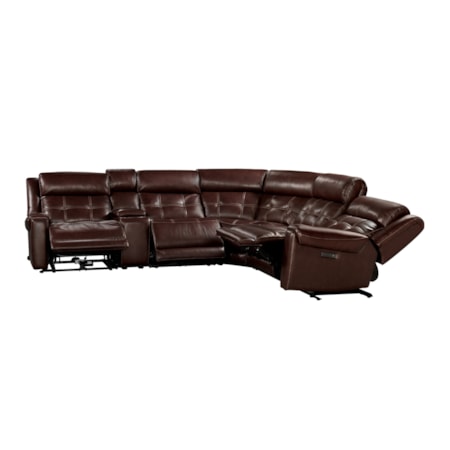 6-Piece Power Recline Sectional