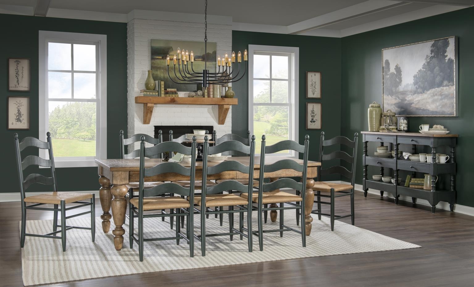 Legacy Classic Vintage Market Turned Bobbin Leg Console Table