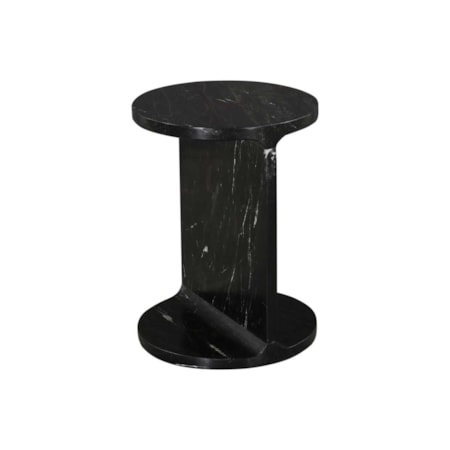 Emmett Black Accent Table