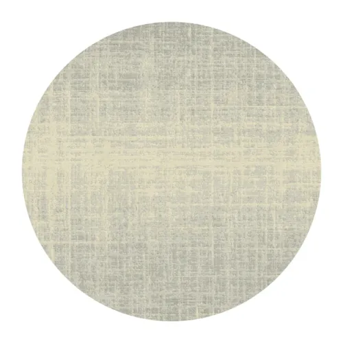 6' x 6'  Round Shimmer Rug, Pewter