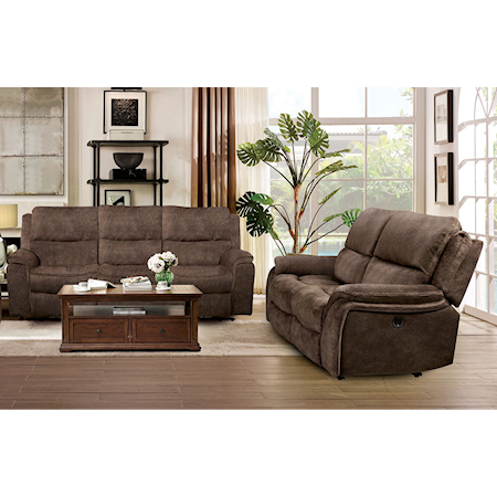 2-Piece Manual Reclining Living Room Set