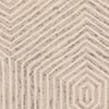 Kas Gramercy 9' x 12' Ivory Honeycomb Rug