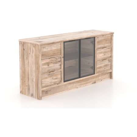 Customizable 6-Drawer Buffet