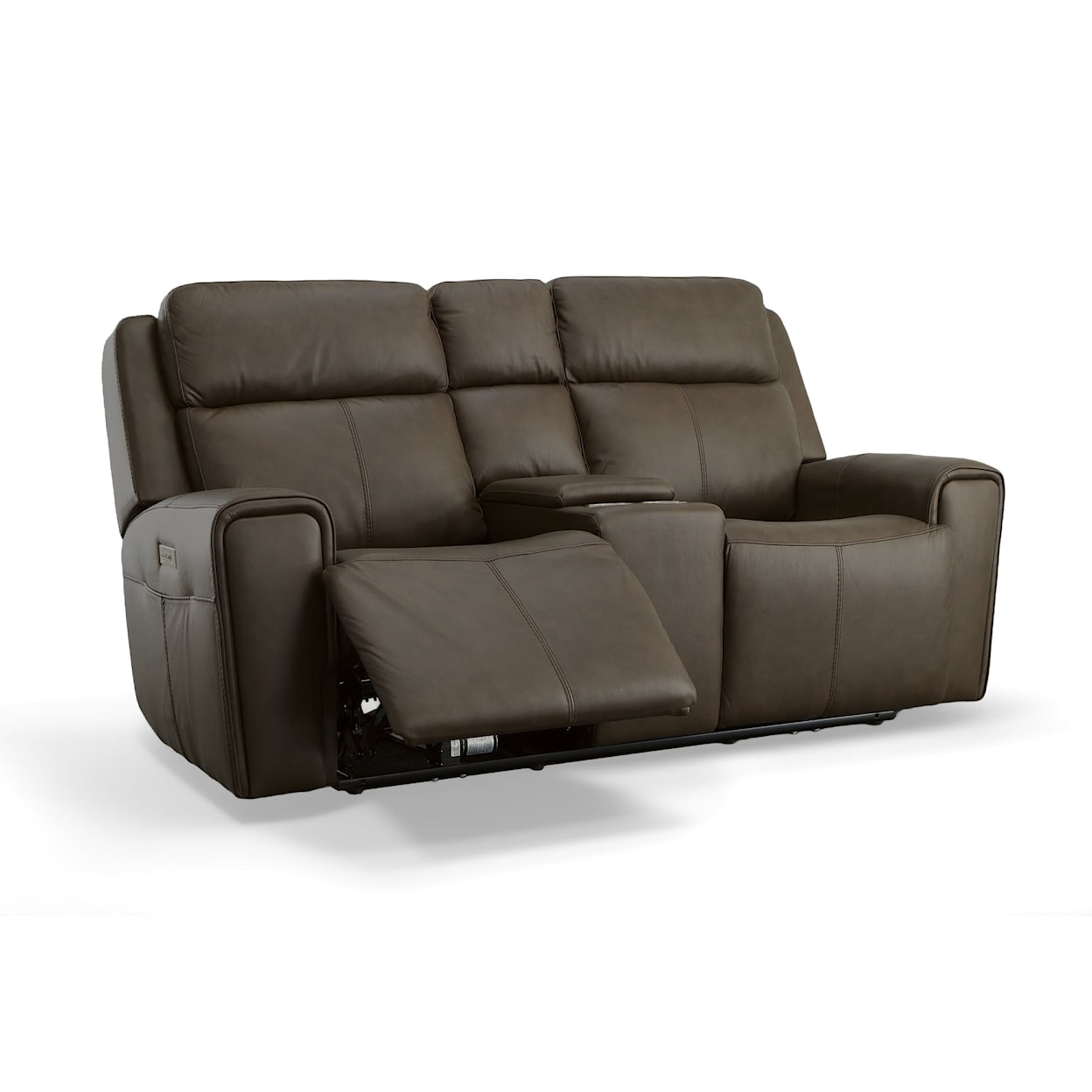 Flexsteel Barnett Power Reclining Loveseat with Console