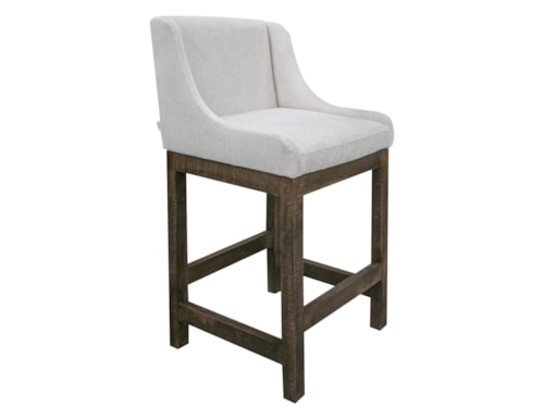 Transitional Upholstered 30" Barstool