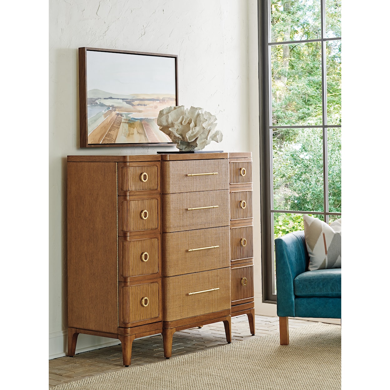 Tommy Bahama Home Palm Desert Remington Gentlemans Chest