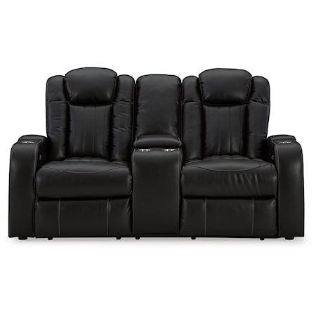 Power Reclining Loveseat With Console