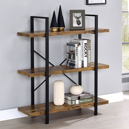 Cole 40-inch 3-shelf Bookshelf and