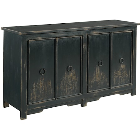 Charcoal Four Door Console