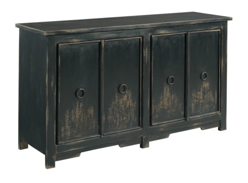 Charcoal Four Door Console