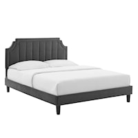 Performance Velvet King Platform Bed