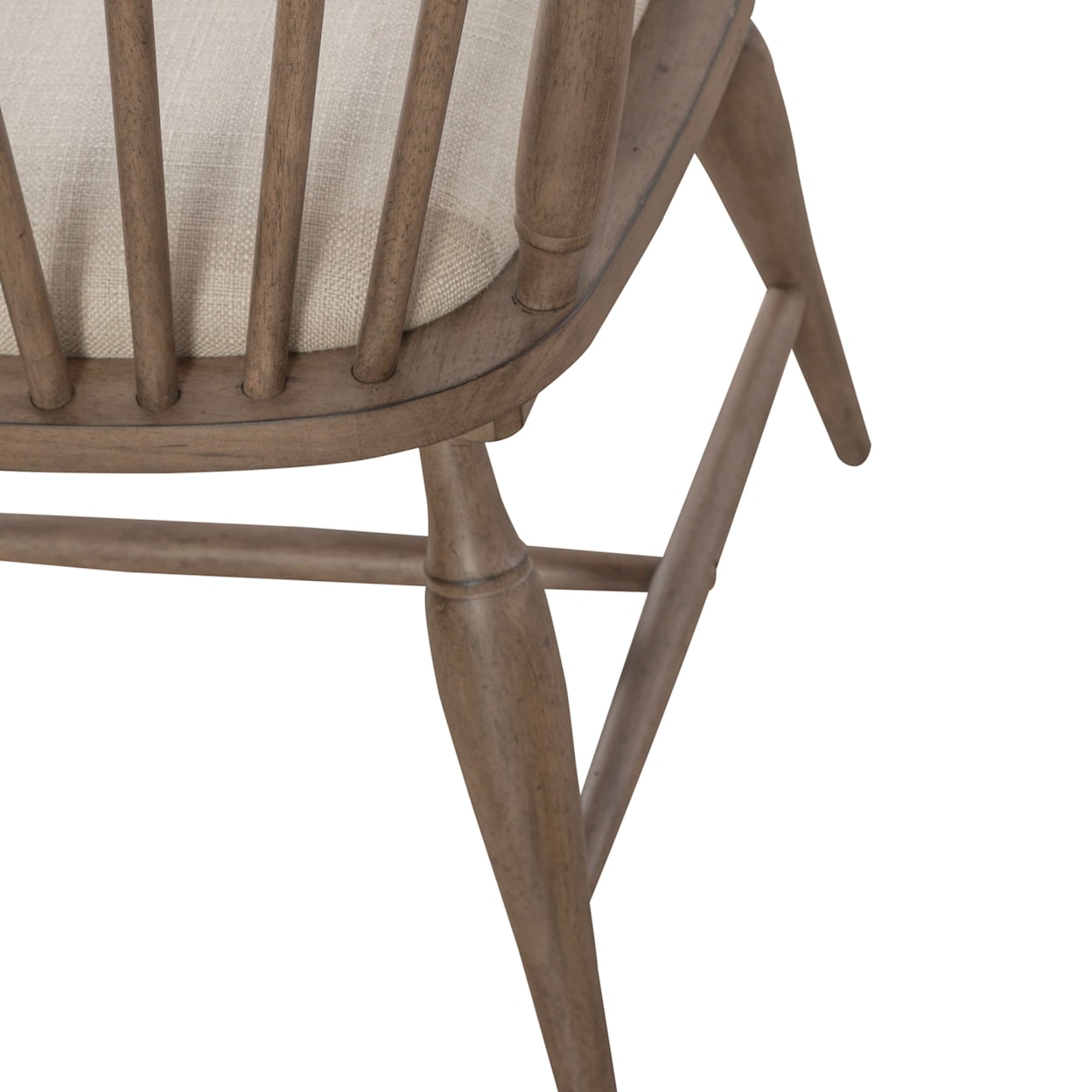 Libby Americana Farmhouse Upholstered Windsor Chair