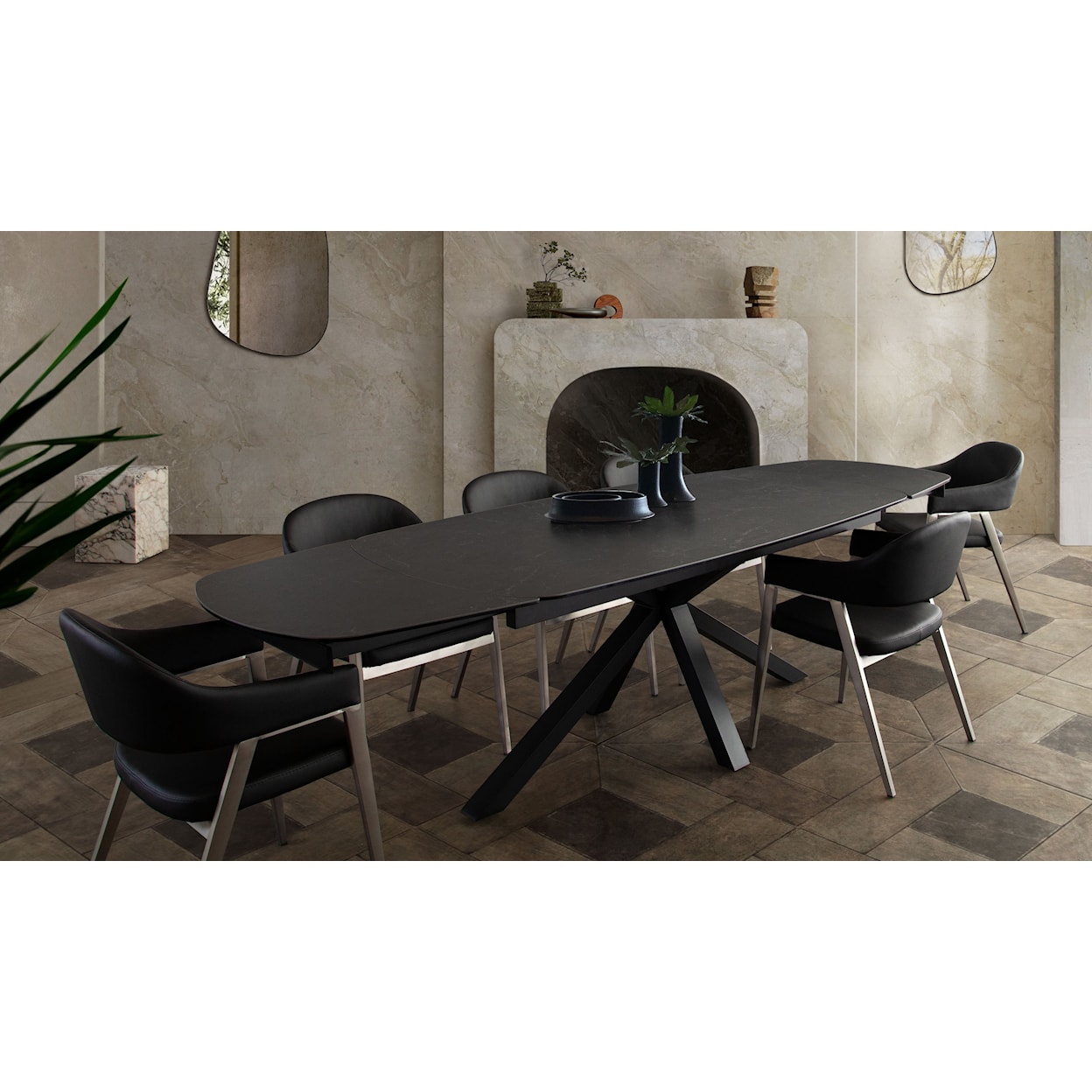 Diamond Sofa Furniture Onyx Dining Table