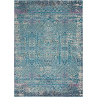 3'9" x 5'9" Blue Rectangle Rug