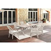 Armen Living Costa Outdoor Dining Set