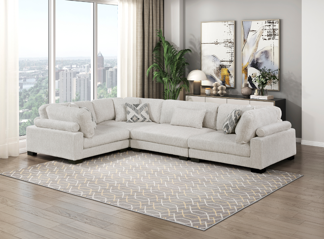 Homelegance Tinley 4-Piece Sectional Sofa