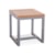 Shown in Gunmetal Finish with a Antique Mahogany Top