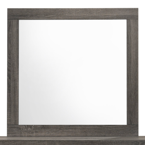 Contemporary Square Dresser Mirror