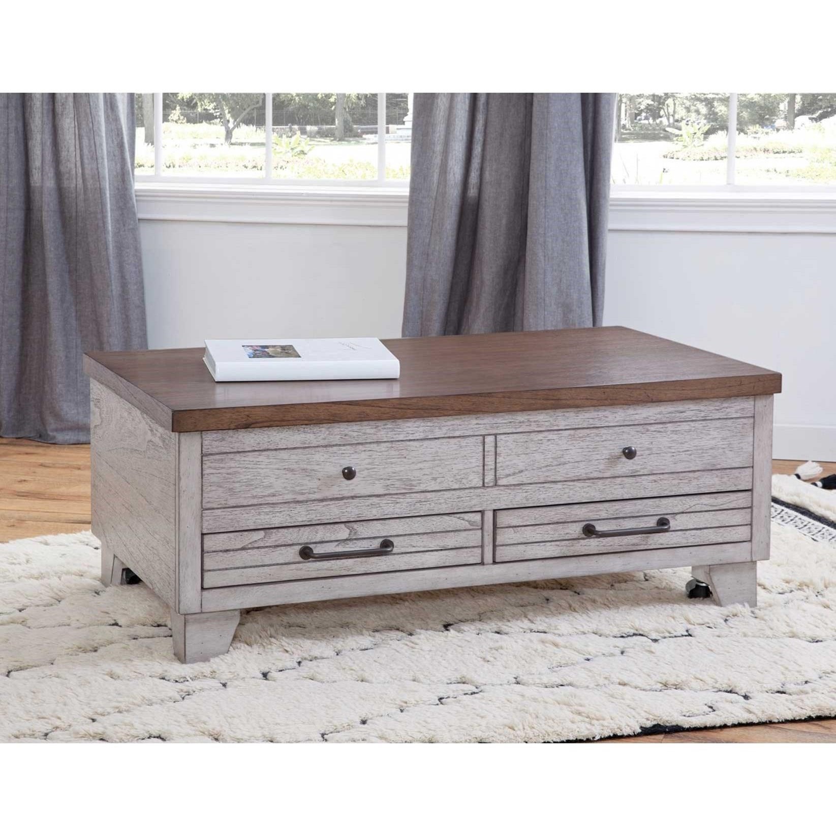 Steve Silver Bear Creek Lift-Top Cocktail Table