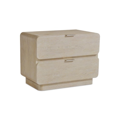 Modern Antibes Two Drawer Nightstand