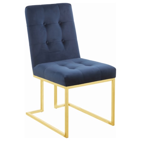 Cisco Velvet Dining Side Chair