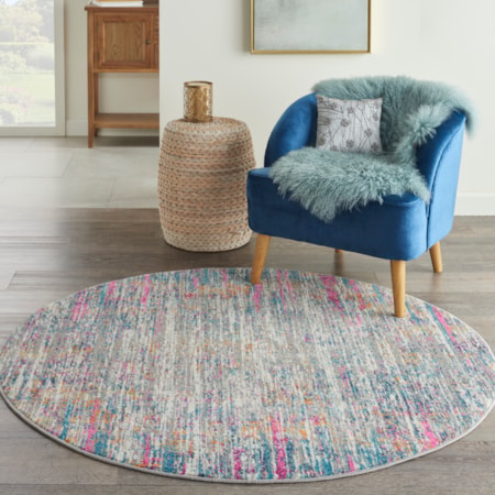 4&apos; Round  Rug