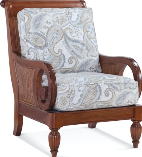 Exposed Wood Chair with Casual Beach Style