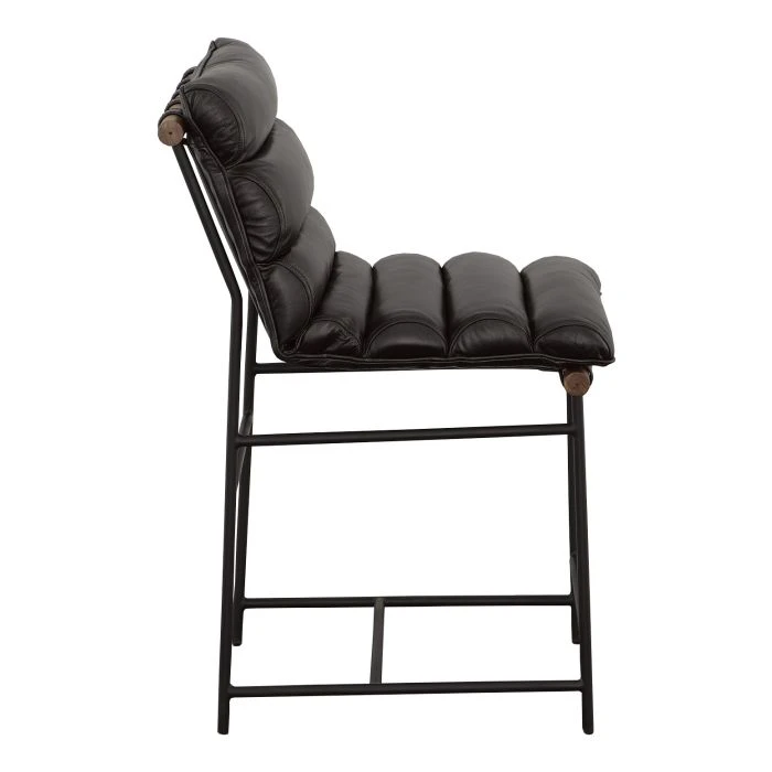 Leather Strap Counter Stool