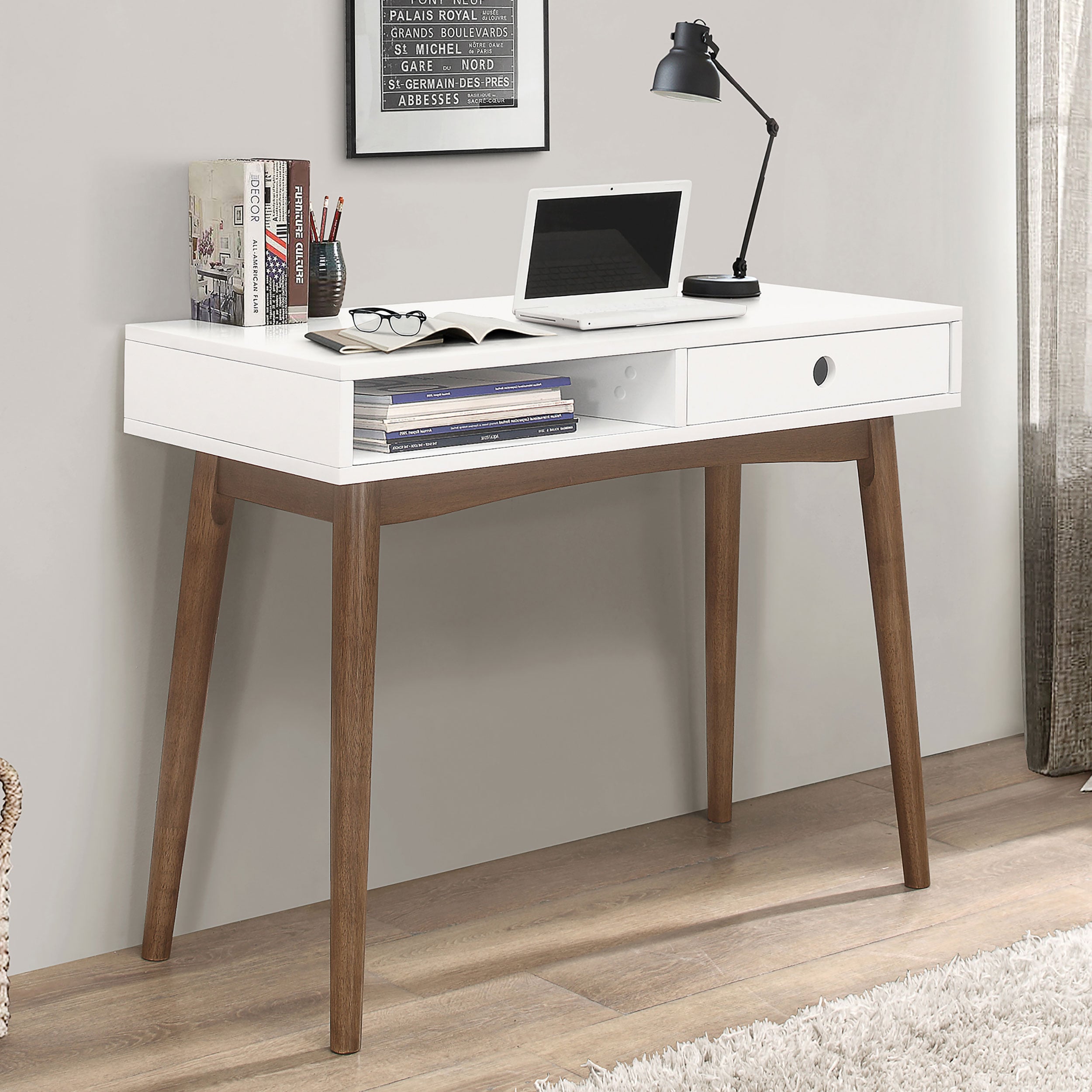 Bradenton 39-Inch 1-Drawer Wood Writing Desk