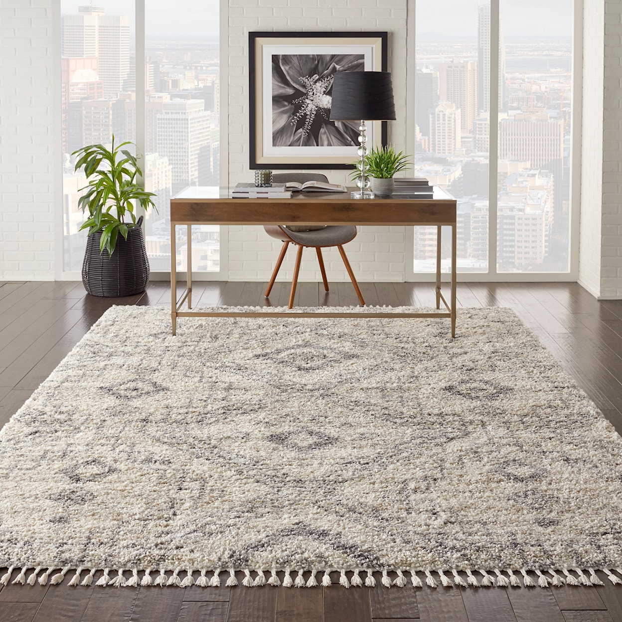 Nourison Oslo Shag 7'10" x 10'6"  Rug