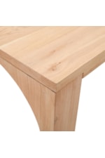 Jofran Archimedes Contemporary Dining Table with Arched Legs