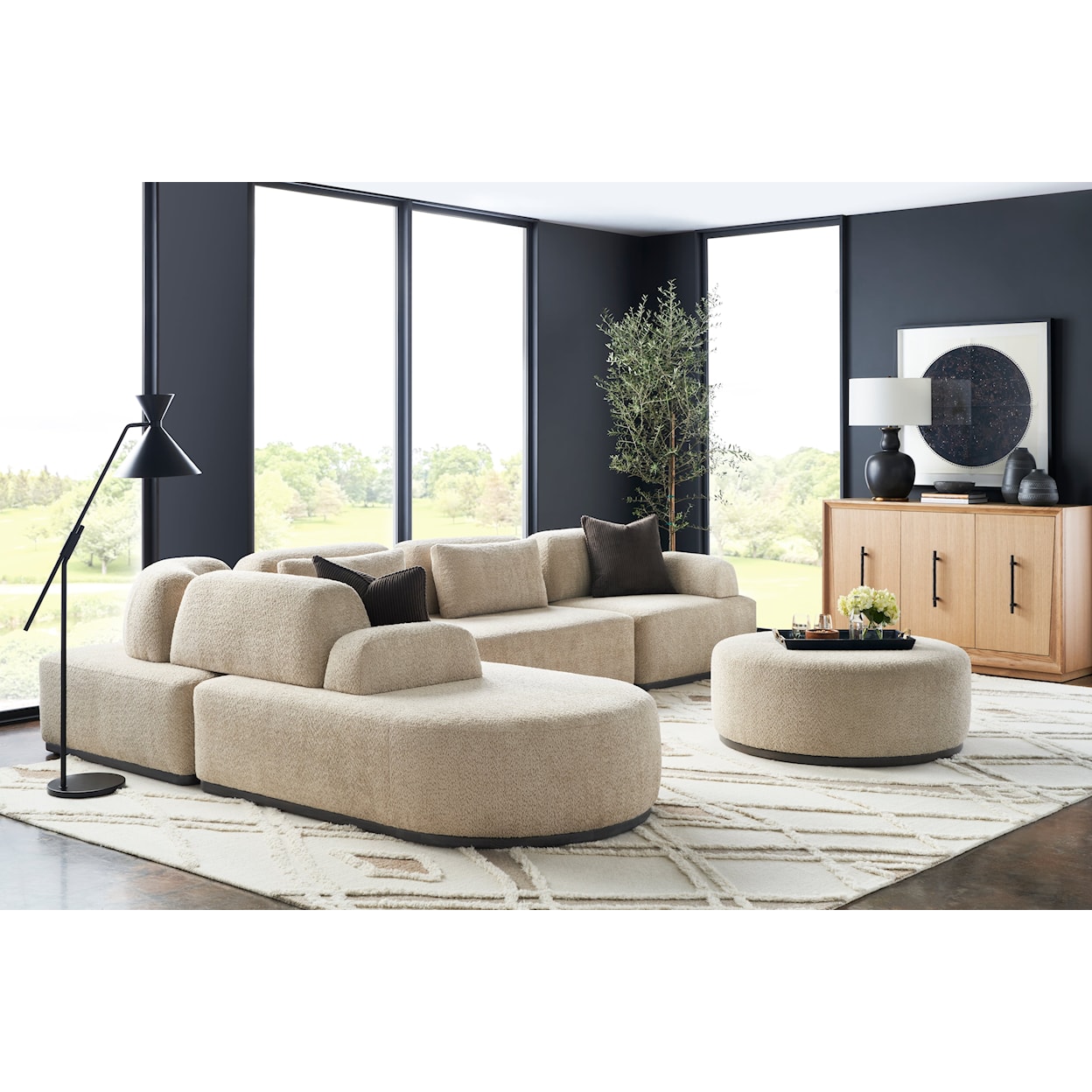 Vanguard Furniture Nest L-Shaped Sectional