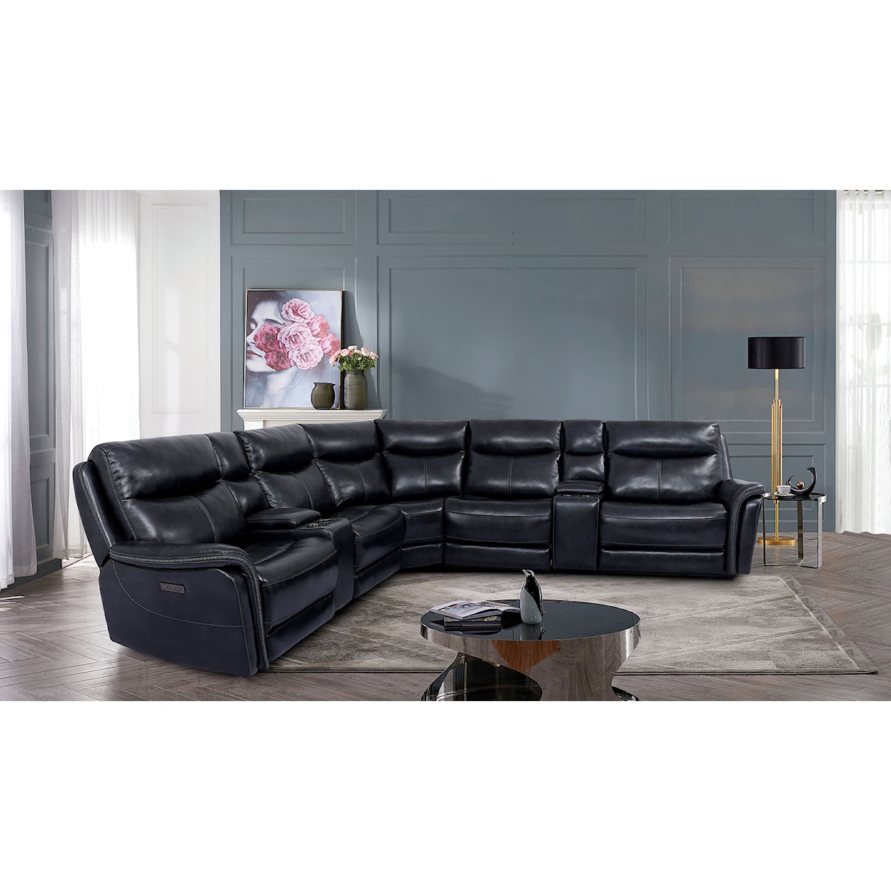 FUSA Braylee Power Sectional