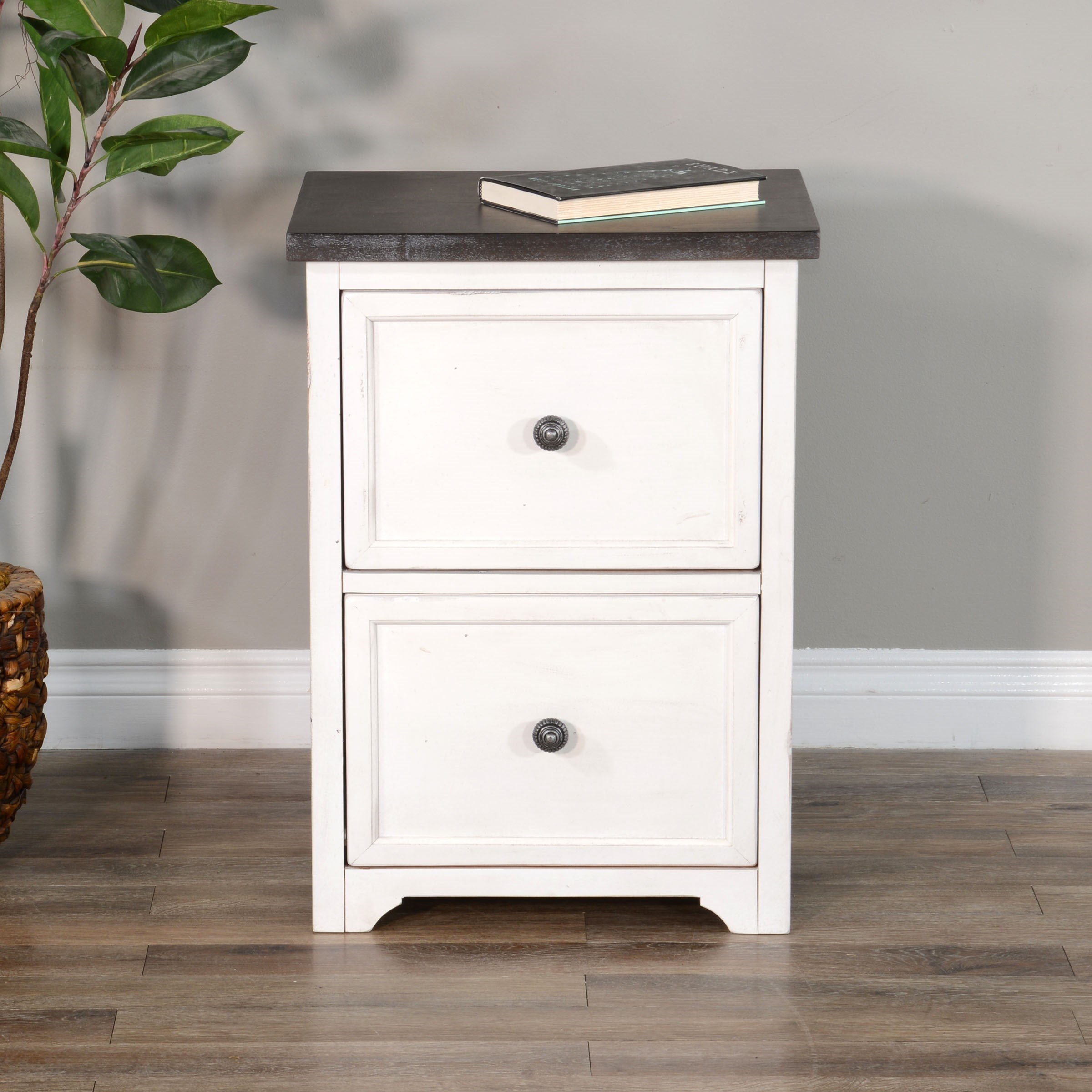 nightstand with file drawer