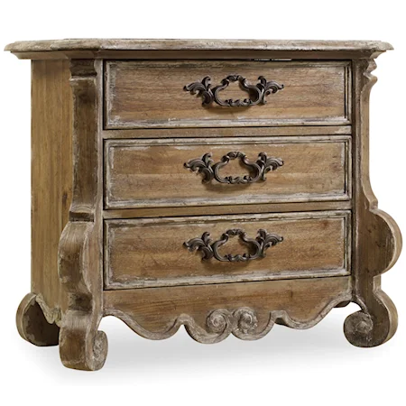 3-Drawer Nightstand