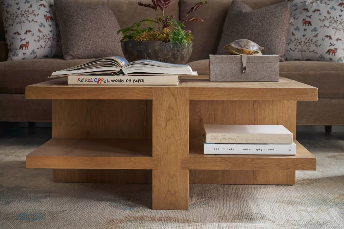 Theodore Alexander Woodlands Epping 40" Square Coffee Table