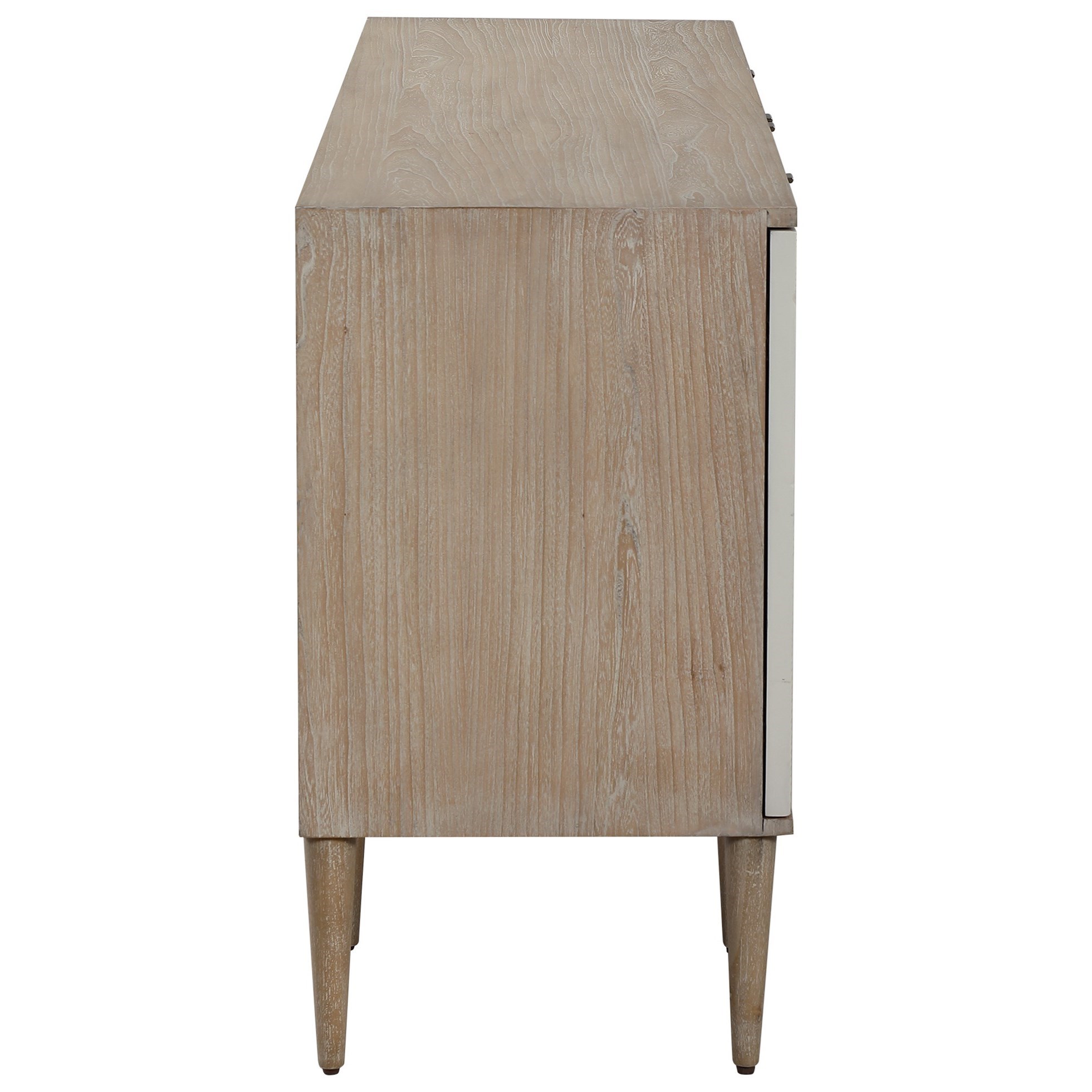 Uttermost Accent Furniture - Chests Tightrope 4-Door Modern Sideboard Cabinet