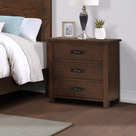 3-Drawer Nightstand