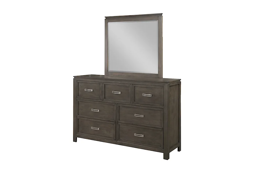 Harper Dresser and Mirror Set by Winners Only at Lindy's Furniture Company