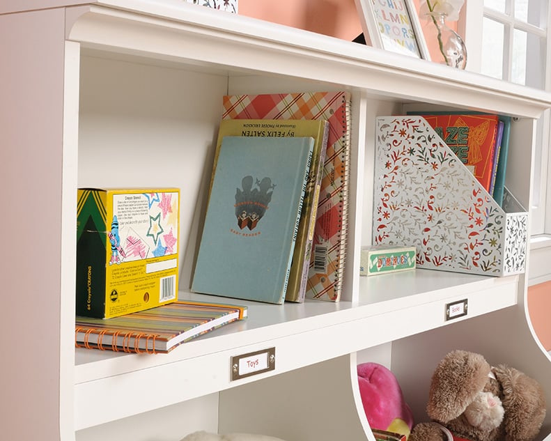 Bookcase with Cubby Storage