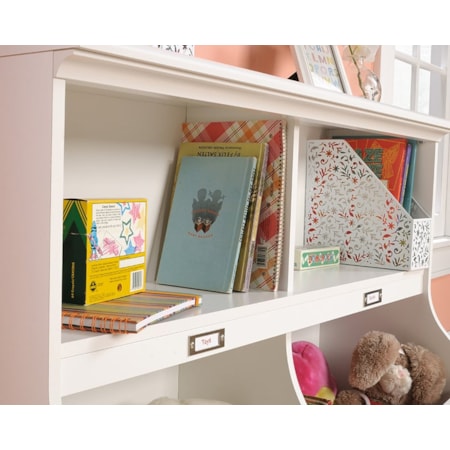 Bookcase with Cubby Storage