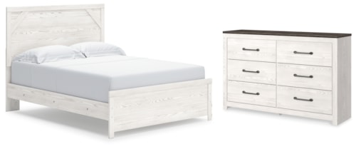 Queen Panel Bed And Dresser