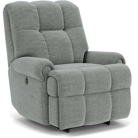 Contemporary Large Power Recliner