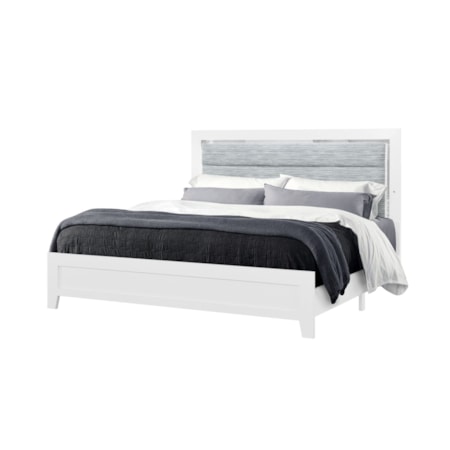 LUCIOUS WHITE QUEEN 4 PIECE BEDROOM | SET