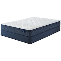 Twin 8" Firm Euro Top Wrapped Coil Mattress and 5" Low Profile Foundation