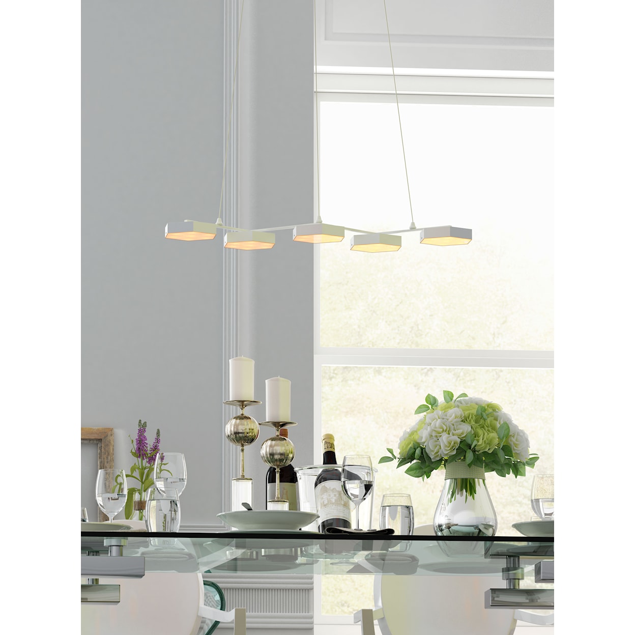 Zuo Pure Lighting Dunk Ceiling Lamp White